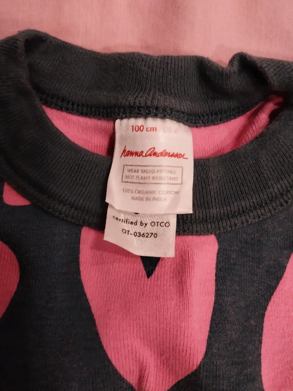 Heart Pajamas in Size 4